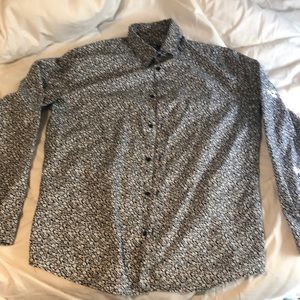 H&M floral print dress shirt